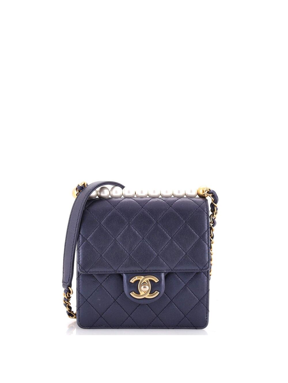 Chanel Chic Pearls Flap Bag Quilted #292008C24B